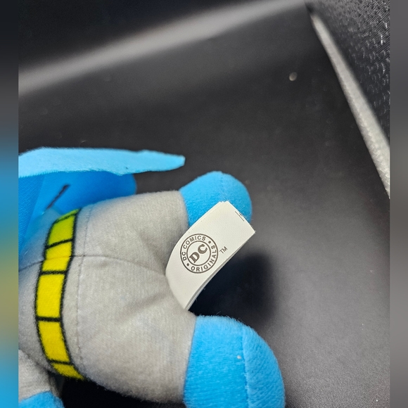 DC Comics Caricature 11" Blue/Gray Batman Doll Big Head Plush Toy Factory NWT - Picture 4 of 6